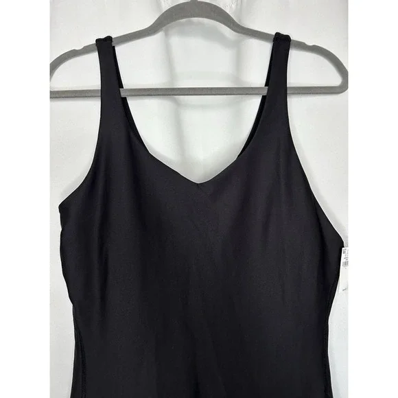 Old Navy Powersoft Athletic Dress Black Size Large NWT Built In Bra And Shorts - Picture 2 of 7
